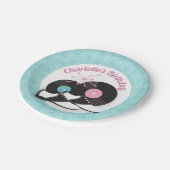 Assiettes En Carton 1950 Diner Saddle Chaussures Plaques papier d'anni (Angle)