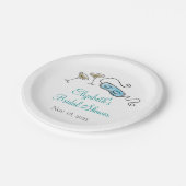 Assiettes En Carton 1960 Cocktail Party Illustrated Girly 1960 (Angle)