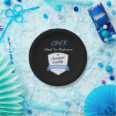 Assiettes En Carton 1968 50e année Born Award Cadeau sur mesure (Fête)