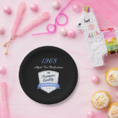 Assiettes En Carton 1968 50e année Born Award Cadeau sur mesure (Fête)