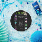 Assiettes En Carton 1970 Anniversaire Trivia Faits Plaque de papier (Fête)