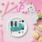 Assiettes En Carton 1971 50e anniversaire Mid Century Moderne (Fête)