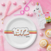 Assiettes En Carton 1972 La naissance des légendes (Fête)