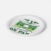 Assiettes En Carton 1974 50e anniversaire Humour de golf (Angle)