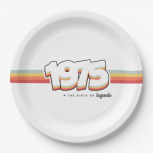 Assiettes En Carton 1975 La naissance des légendes