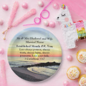 Assiettes En Carton 1 Corinthiens 13 PLAQUES DE PAPIER PERSONNALISÉES (Fête)