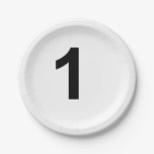 Assiettes En Carton 1 plaque de papier (Devant)