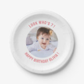 Assiettes En Carton 1er 2e 3e 4e 6e 7e 8e 10e anniversaire (Devant)