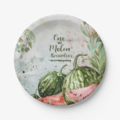 Assiettes En Carton 1er anniversaire de la pastèque (Devant)