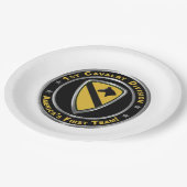 Assiettes En Carton 1re division de cavalerie  (Angle)