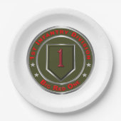 Assiettes En Carton 1re division d'infanterie  (Devant)