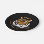 Assiettes En Carton 2022 Année pour la protection des tigres (Angle)