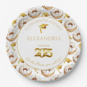 Assiettes En Carton 2025 Plaque papier pour diplôme et Donuts and Degr