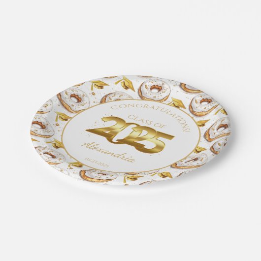 Assiettes En Carton 2025 Plaque papier pour diplôme et Donuts and Degr (Angle)