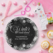 Assiettes En Carton 21e Anniversaire Wonderland Snowflake Favor (Fête)