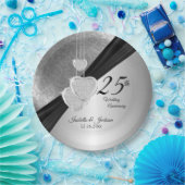 Assiettes En Carton 25e anniversaire d'argent (Fête)