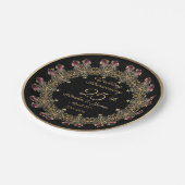 Assiettes En Carton 25e ans Cadeaux Mariages pour les couples C (Angle)