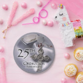 Assiettes En Carton 25e cabinet Anniversary Cross Host (Fête)