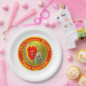Assiettes En Carton 25e division d'infanterie (Fête)