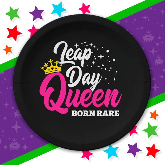 Assiettes En Carton 29 févr. Jour bissextile Reine Année bissextile An