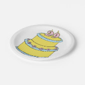 Assiettes En Carton 29e anniversaire Plaques en papier de gâteau (Angle)