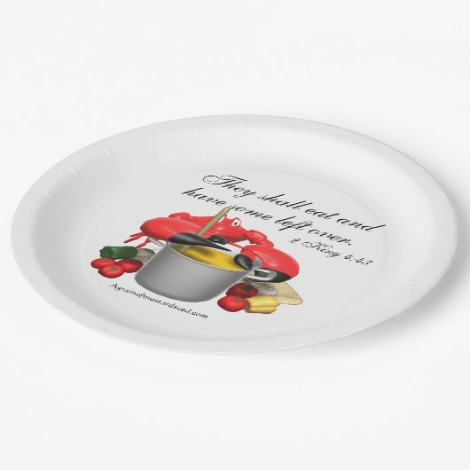 Assiettes En Carton 2 Rois 4:43 (Angle)