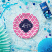 Assiettes En Carton 2 Wht Moroccan (Fête)