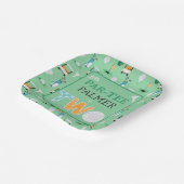 Assiettes En Carton 2e anniversaire du Parcours de golf (Angulaire)