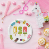 Assiettes En Carton 2e anniversaire Summer pop Sweet Cute Modern Paste (Fête)
