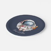 Assiettes En Carton 2e Deux Anniversaire de la Lune (Angle)