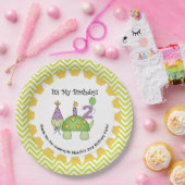 Assiettes En Carton 2èmes plaques à papier de joyeux anniversaire de (Fête)