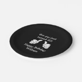 Assiettes En Carton 30èmes plats drôles de fête d'anniversaire (Angle)