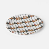 ASSIETTES EN CARTON 3 GUITARES ÉLECTRIQUES (Angle)