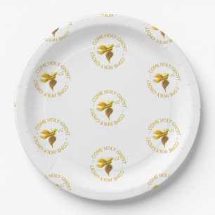 Assiettes En Carton 3D D D D'Or Venez Esprit Saint