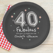 Assiettes En Carton 40 et fabuleux Foil Balloon Stars Anniversaire