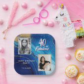 Assiettes En Carton 40 et Fabulous Marble Parties scintillant 2 Photo  (Fête)