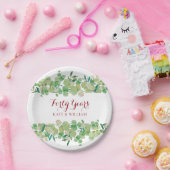 Assiettes En Carton 40e anniversaire de l'Mariage de Ruby (Fête)