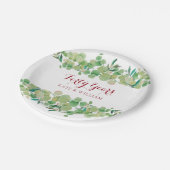 Assiettes En Carton 40e anniversaire de l'Mariage de Ruby (Angle)