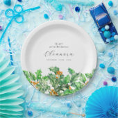 Assiettes En Carton 40e anniversaire Décembre Fleur de naissance Holly (Fête)