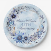 Assiettes En Carton 45e et 65e édition du Sapphire (Devant)