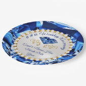 Assiettes En Carton 45e ou 65e anniversaire de Mariage Fournitures de (Angle)