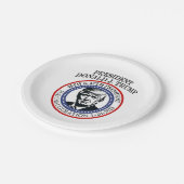 Assiettes En Carton 47e président Donald Trump - Inauguration Keepsaké (Angle)