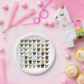 Assiettes En Carton 49 poules de poulet (Fête)