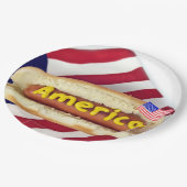 Assiettes En Carton 4 juillet (Angle)