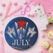 Assiettes En Carton 4 juillet (Fête)