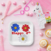 Assiettes En Carton 4 juillet (Fête)