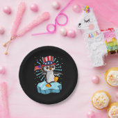 Assiettes En Carton 4 juillet 2021 Penguin (Fête)