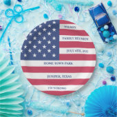 Assiettes En Carton 4 juillet plaque papier reunion familiale (Fête)