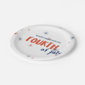 Assiettes En Carton 4 juillet Plaques papier de la partie de travail (Angle)