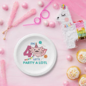 Assiettes En Carton 4e anniversaire Axolotl 4 ans douces Axolotls (Fête)